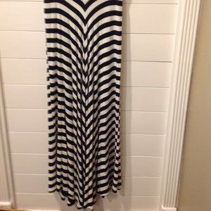 New Directions Horizontal Striped Skirt